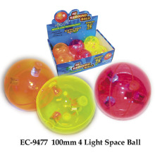 100mm 4 Light Space Bounce Ball